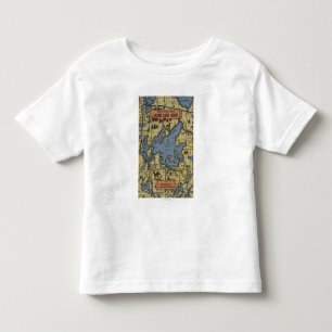 Camiseta De Bebé Área del lago leech, Minnesota - escenas grandes