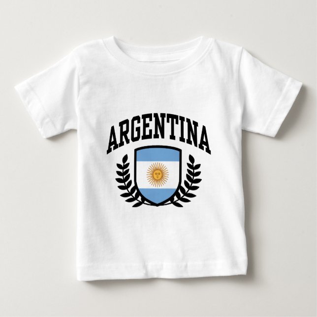 Camiseta De Bebé Argentina (Anverso)