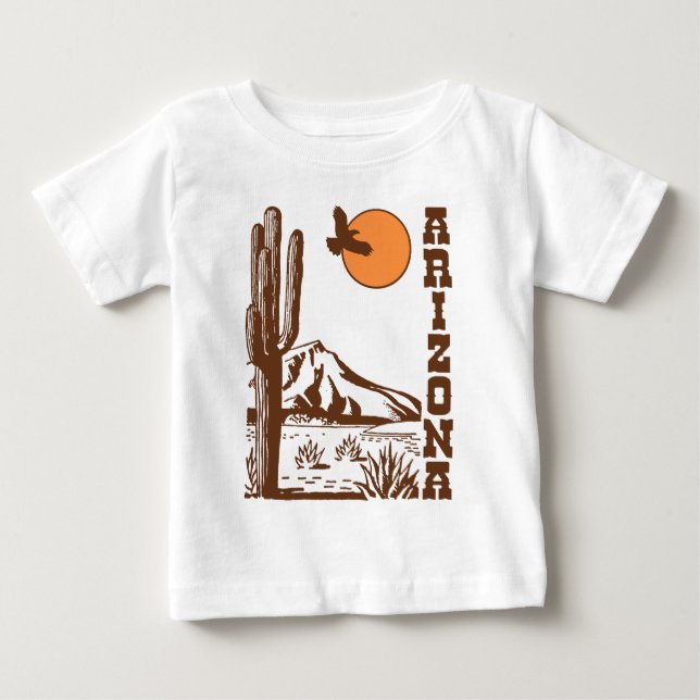 Camiseta De Bebé Arizona (Anverso)