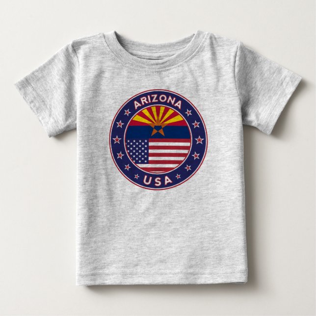 Camiseta De Bebé Arizona (Anverso)