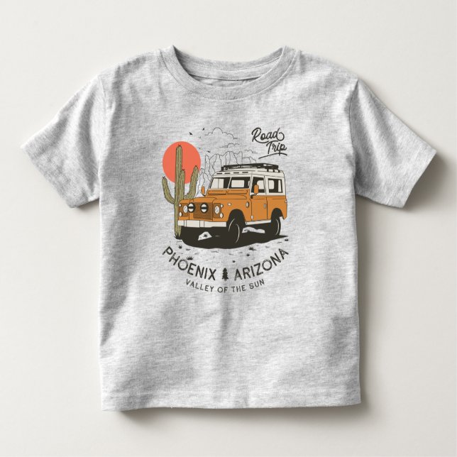 Camiseta De Bebé Arizona Desert Sunset Road Trip Cactus Phoenix (Anverso)