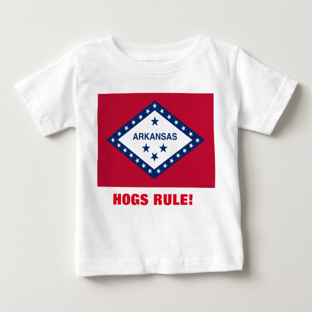 CAMISETA DE BEBÉ ARKANSAS (Anverso)