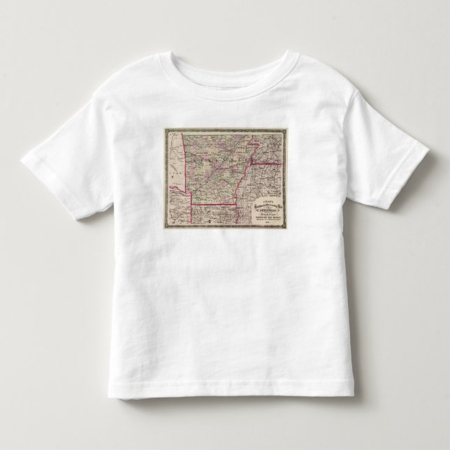 Camiseta De Bebé Arkansas (Anverso)