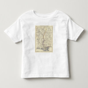 Camiseta De Bebé Arkansas, Luisiana y Mississippi