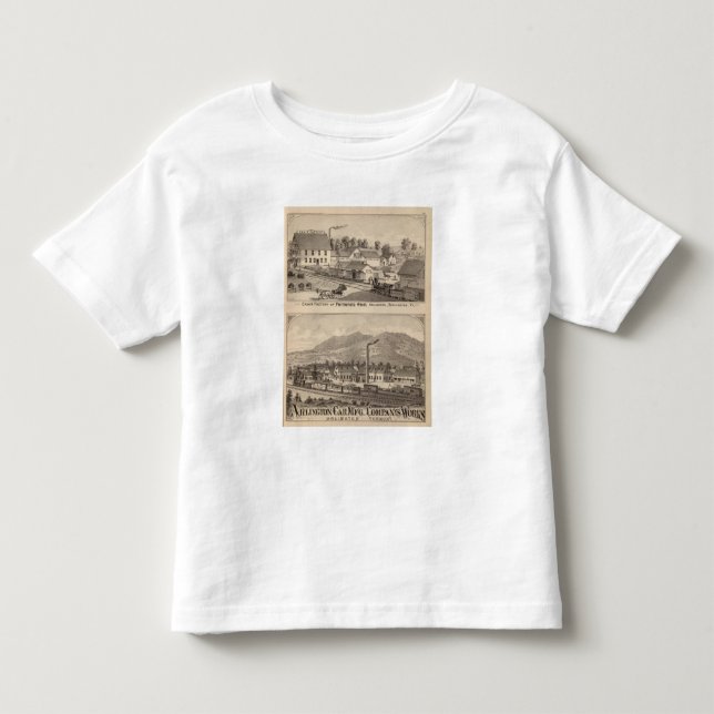 Camiseta De Bebé Arlington Vermont (Anverso)
