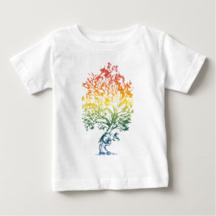 Camiseta De Bebé Arma-Árbol-Imagen