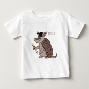 Camiseta De Bebé Armadillo cúbico con personalizado de tapón de gra