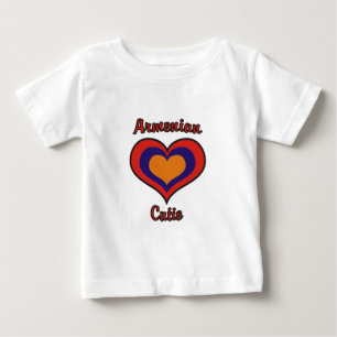 Camiseta De Bebé Armenio Cutie