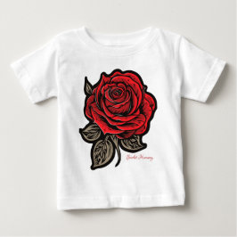 Camiseta De Bebé Armonía escarlata