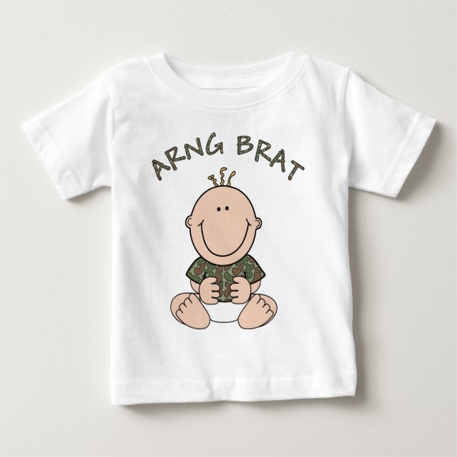 Camiseta De Bebé ARNG Brat (Boy) (Anverso)