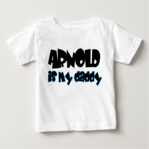 Camiseta De Bebé Arnold es mi papá - chicos