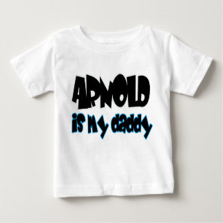 Camiseta De Bebé Arnold es mi papá - chicos