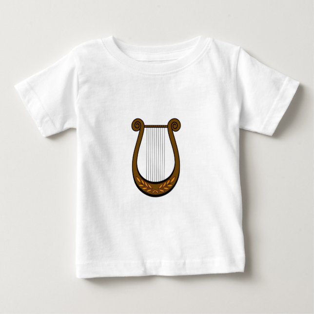 Camiseta De Bebé Arpa Irlandesa (Anverso)