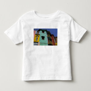 Camiseta De Bebé Arquitectura colorida del barrio de La Boca
