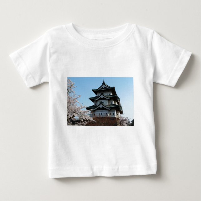 Camiseta De Bebé Arquitectura Histórica Edificios Castillo Japón (Anverso)