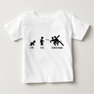 Camiseta De Bebé Arrastre. Paseo. Último disco volador