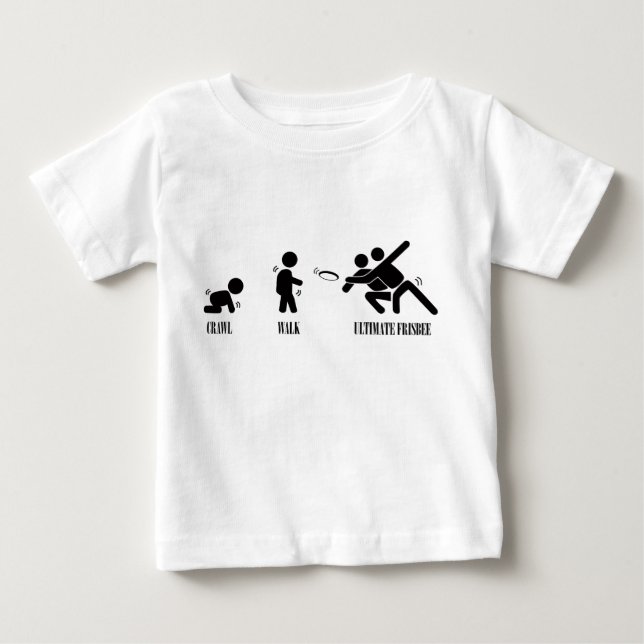 Camiseta De Bebé Arrastre. Paseo. Último disco volador (Anverso)