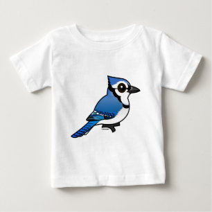 Camiseta De Bebé Arrendajo azul de Birdorable