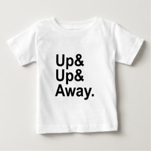 Camiseta De Bebé Arriba Arriba & Fuera Expresión de Motivación Vo