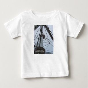 Camiseta De Bebé Arriba Punto De Pescado Blanco