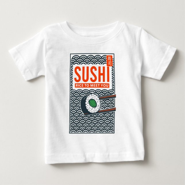 Camiseta De Bebé Arroz para Conocerte (Anverso)