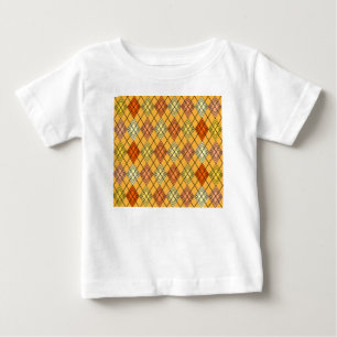 Camiseta De Bebé Art Deco Citrus Argyle