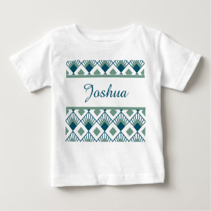 Camiseta De Bebé Art Deco Fans Baby T-Shirt