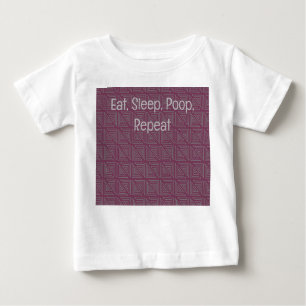 Camiseta De Bebé Art Deco Gray Mazes Baby T-Shirt