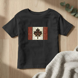 Camiseta De Bebé Art Deco Heritage Flag | Canada | 1920s
