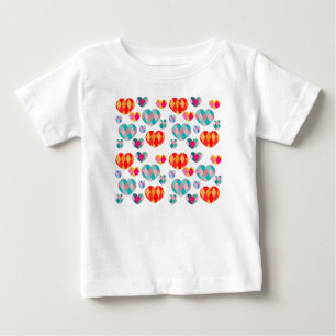 Camiseta De Bebé Art Deco Valentine