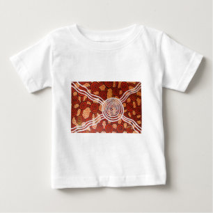 Camiseta De Bebé Arte aborigen Corroborio II