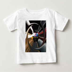 Camiseta De Bebé Arte abstracto de naturaleza muerta taza de té pap
