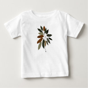 Camiseta De Bebé Arte botánico de hojas de otoño 