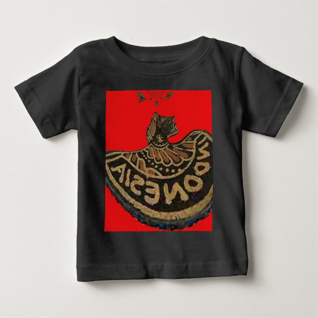 Camiseta De Bebé Arte cultural de mascota en la sombra de Japón en  (Anverso)