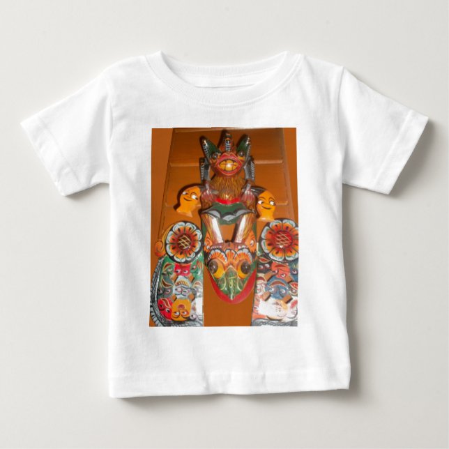 Camiseta De Bebé Arte cultural único - Diseño ceilandés/indonesio (Anverso)