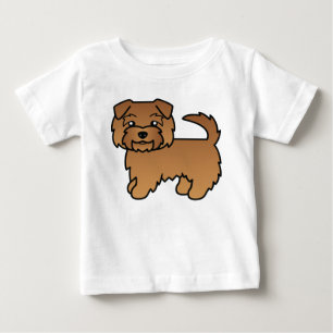 Camiseta De Bebé Arte de caricatura de dibujos animados de Norfolk