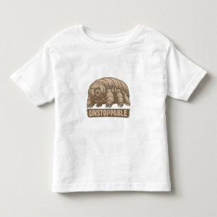 Camiseta De Bebé Arte de ciencia vintage de tardígrado imparable