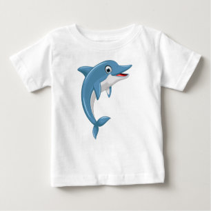Camiseta De Bebé Arte de dibujos animados de ballena linda-67000