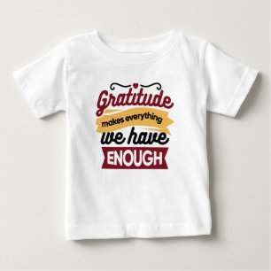 Camiseta De Bebé Arte de fe y gratitud – Cristiana edificante
