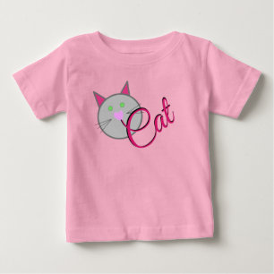 Camiseta De Bebé Arte de gatos Kitty