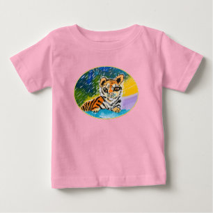 Camiseta De Bebé "Arte de los niños" de Baby Tiger