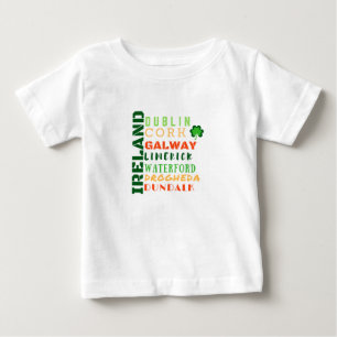 CAMISETA DE BEBÉ ARTE DE METRO IRLANDA