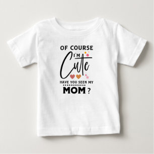 Camiseta De Bebé Arte de palabras de chicas lindas 