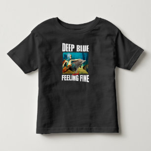 Camiseta De Bebé Arte de sirena de delfín del océano azul sentiment