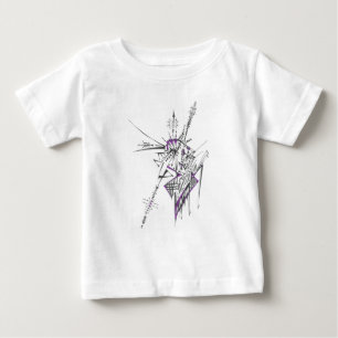 Camiseta De Bebé Arte de tatuaje tribal abstracto colorido ecléctic