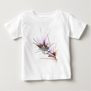 Camiseta De Bebé Arte de tatuaje tribal abstracto colorido explosiv