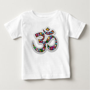 Camiseta De Bebé Arte del símbolo floral Namaste