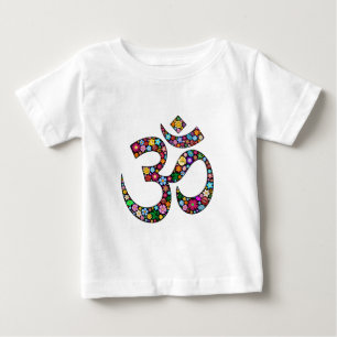 Camiseta De Bebé Arte del símbolo floral Namaste