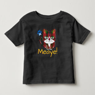 Camiseta De Bebé Arte escocés del gatito del tartán de la