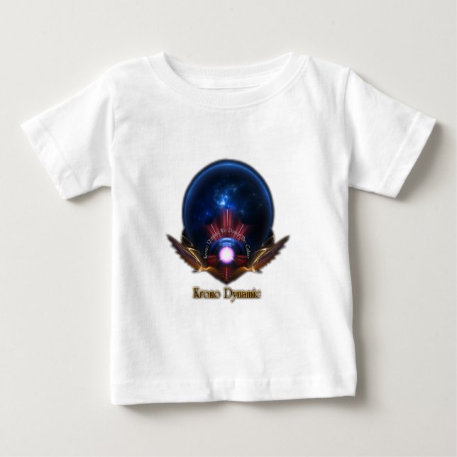 Camiseta De Bebé Arte fractal dinámico de Krono (Anverso)